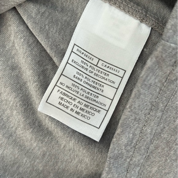 Nike Fit Dry Men’s Athletic Shirt Color Gray Size‎ XXL - Picture 5 of 7